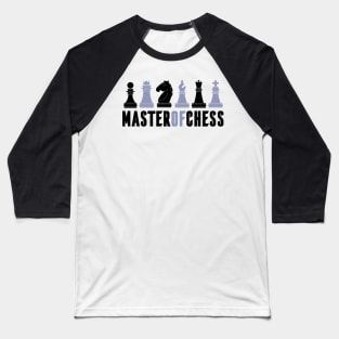 Master of Chess Baseball T-Shirt